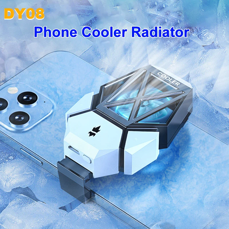 Gaming Accessories For Room - DY08 Mobile Phone Cooling Fan Radiator