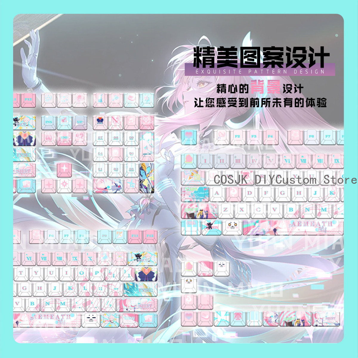 122 Keys Anime Wuthering Waves - Gaming Accessories Keyboards review and price