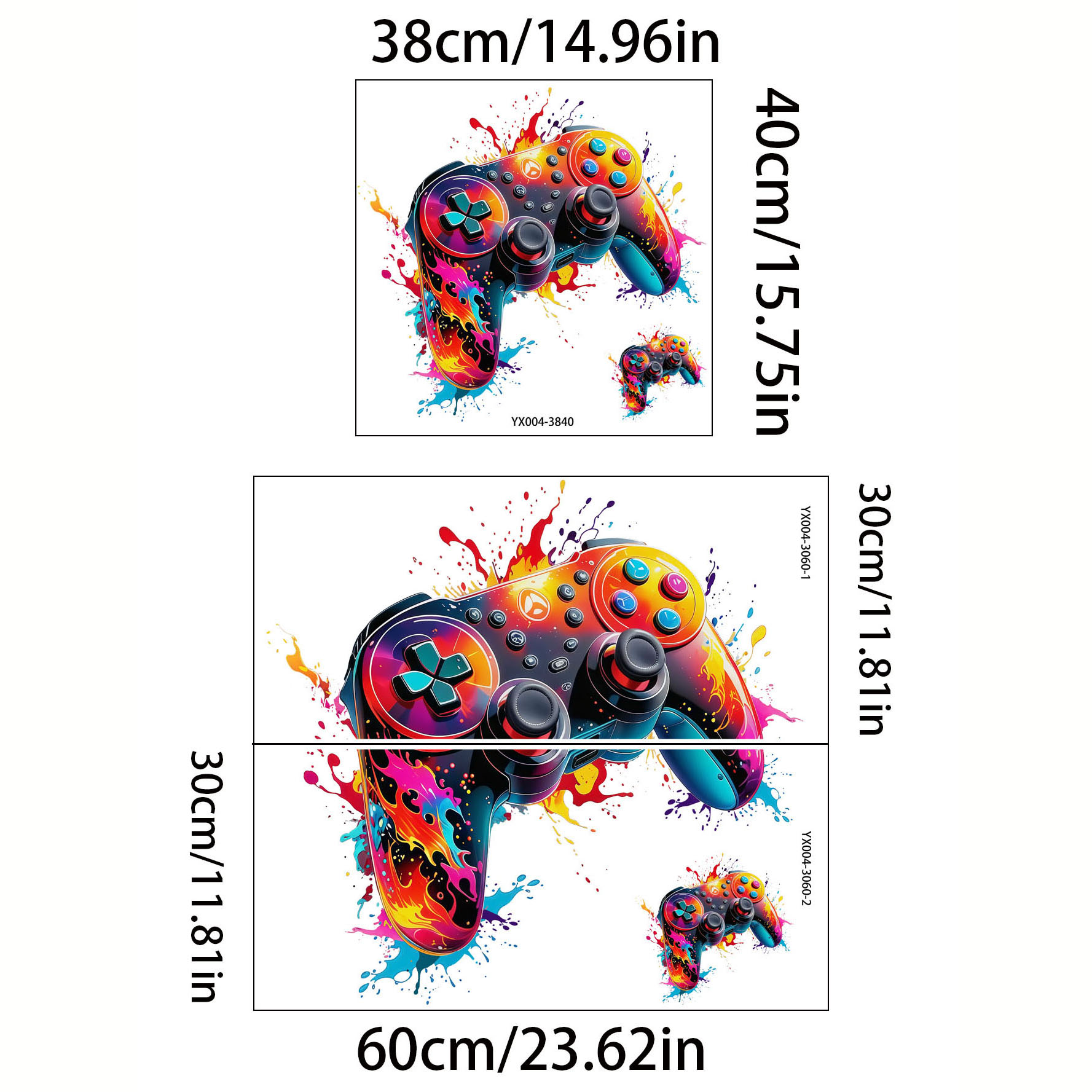 Red Flame Game Controller Wall - Accessories For Your Gaming Room review and price
