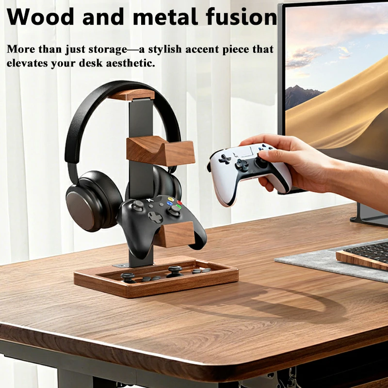 Solid Wood Wall Mounted Shelf  - Gaming Accessories Wall Mount review and price