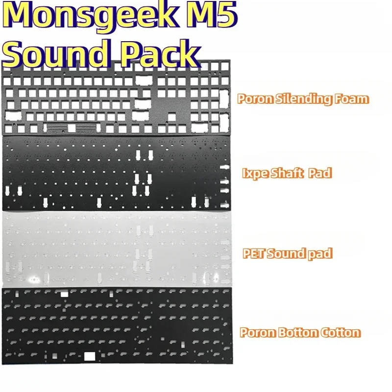 Monsgeek M5 Sound Pack/ Plate  - Gaming Accessories Pack review and price