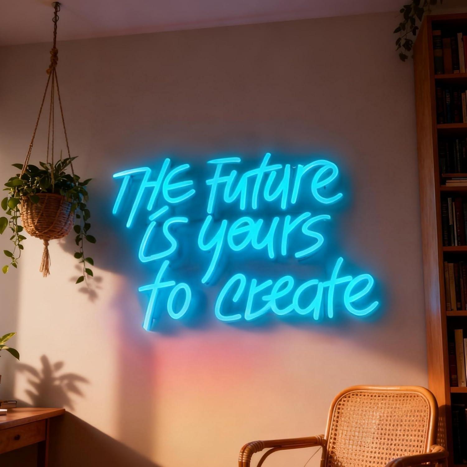 The Future is Yours Neon Sign  - Accessories For Your Gaming Room review and price