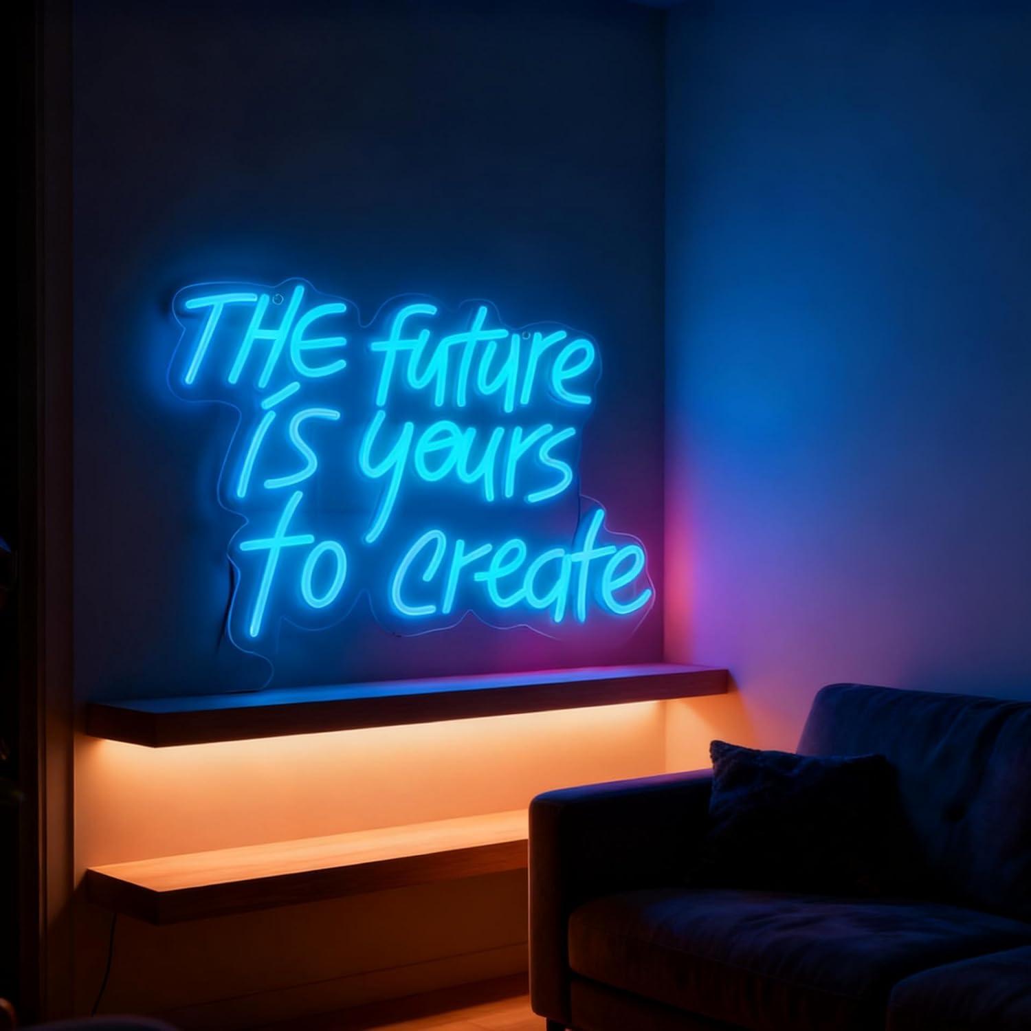 The Future is Yours Neon Sign  - Accessories For Your Gaming Room review and price