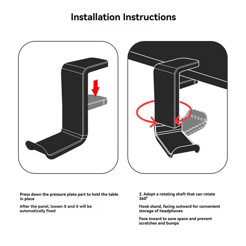 A53M-360° Rotating Headphone S - Gaming Accessories Wall Mount review and price
