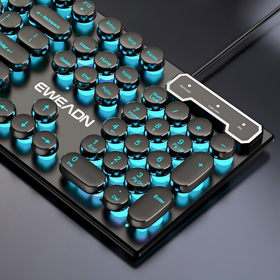 EWEADN Typewriter Gaming Keybo - Gaming Accessories Keyboards review and price