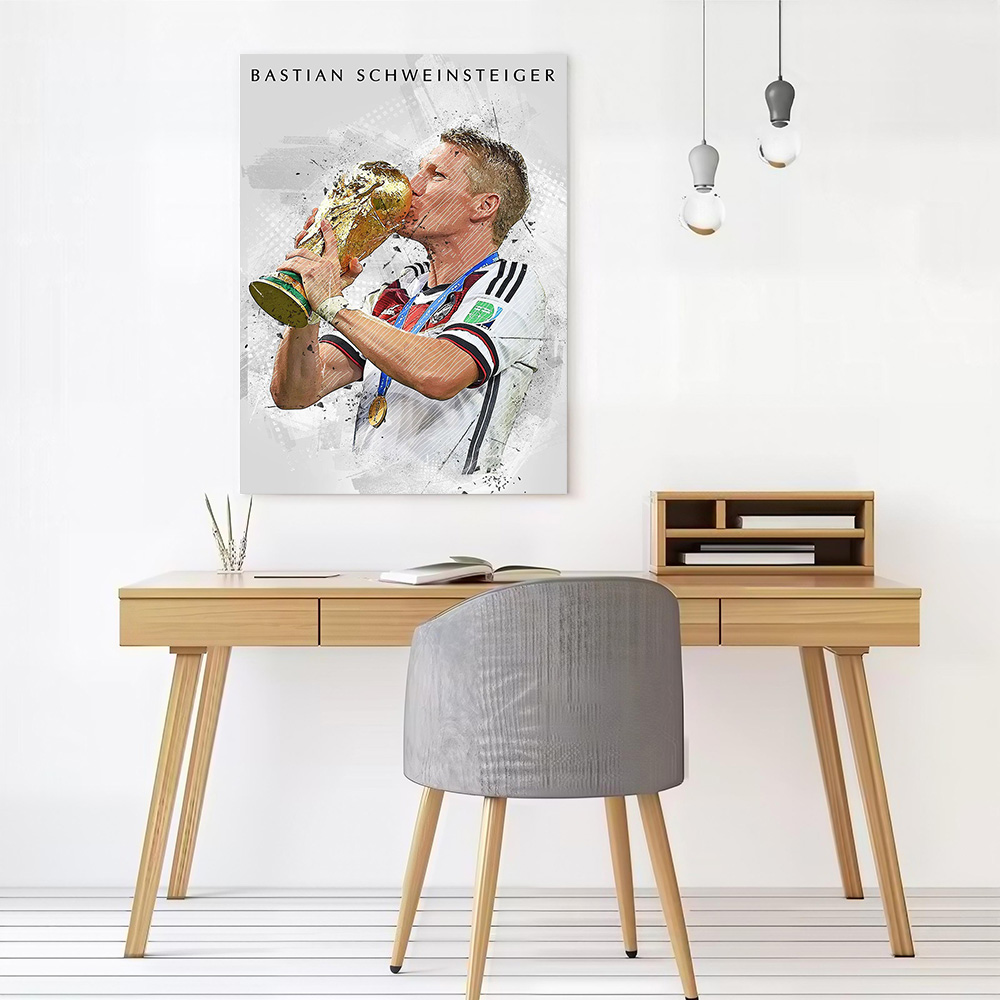 Bastian Schweinsteiger Canvas  - Gaming Accessories For Room review and price