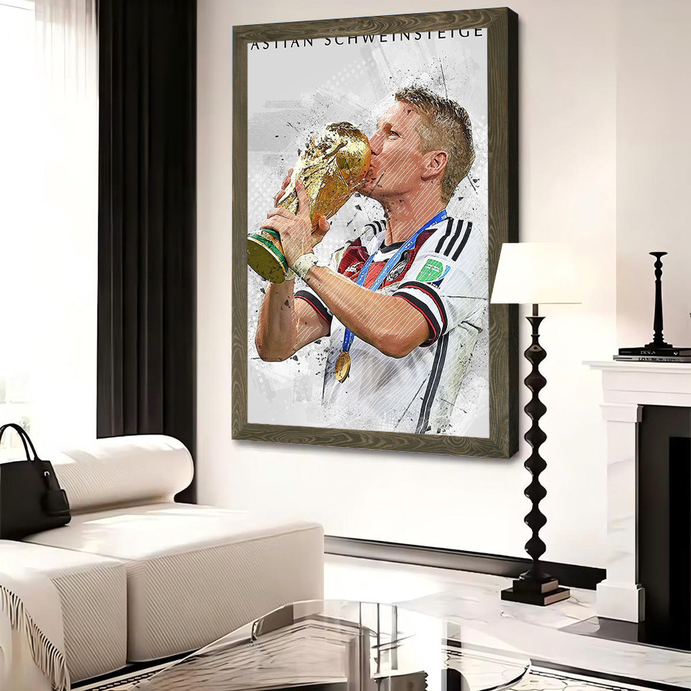Bastian Schweinsteiger Canvas  - Gaming Accessories For Room review and price