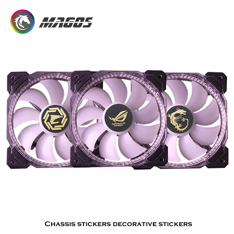 Computer Case Fan Metal Sticke - Gaming Accessories For Room review and price