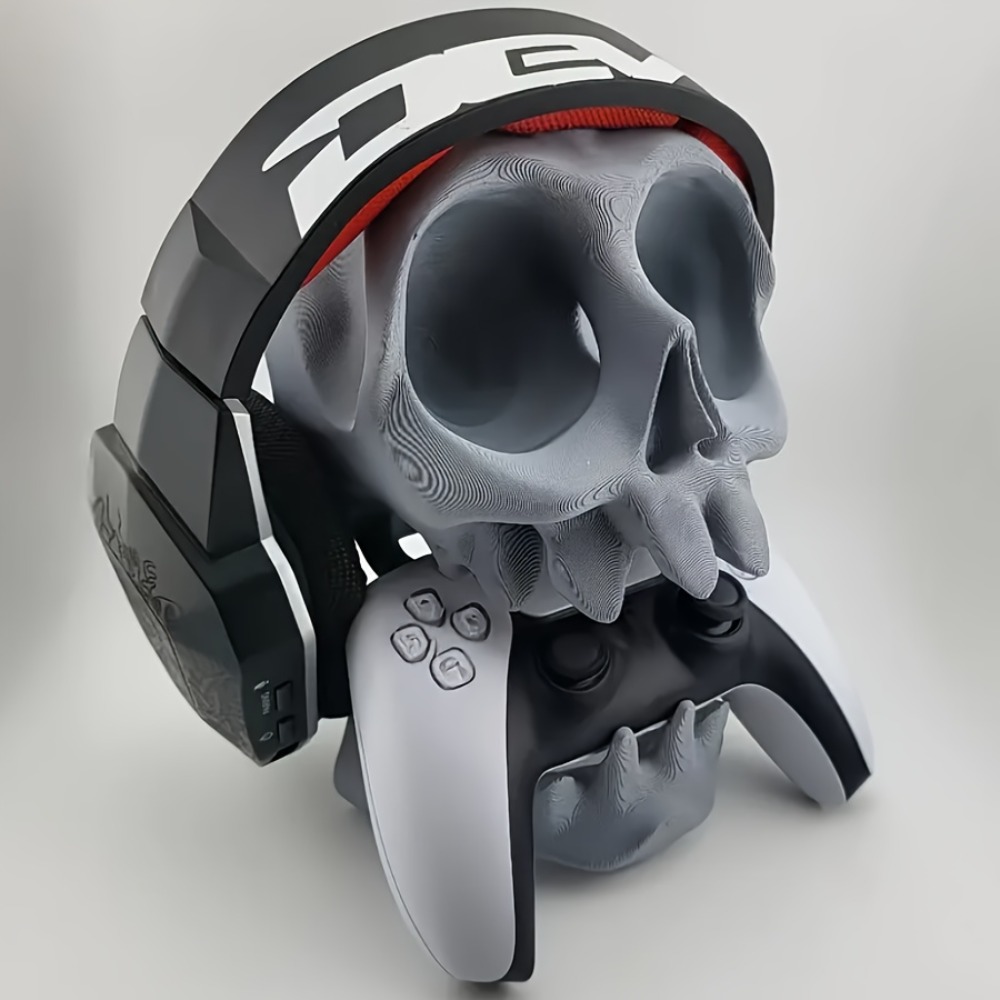 Skull Shaped Controller Stand  - Gaming Accessories For Room review and price