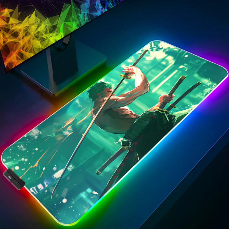 ONE PIECE Zoro Mouse Pad RGB G - Gaming Accessories Stand review and price