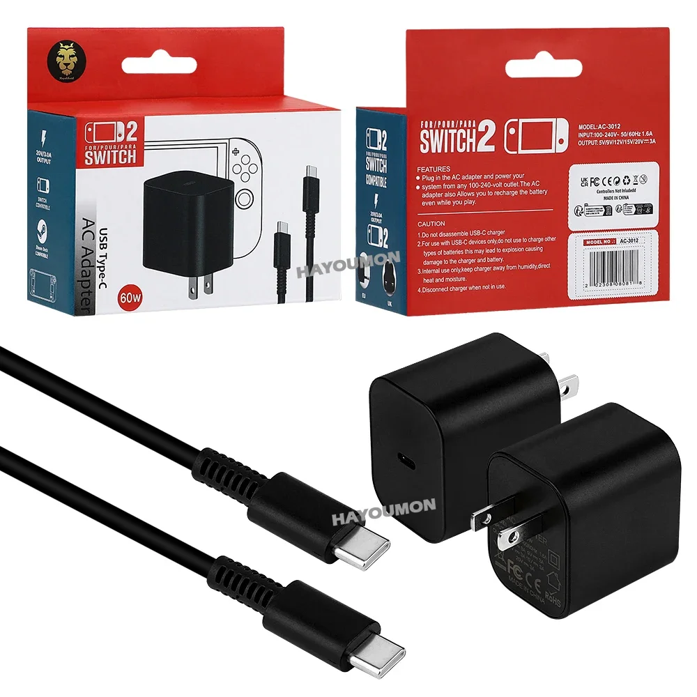 AC Adapter For Switch 2 Fast C - Gaming Accessories Wall Mount review and price