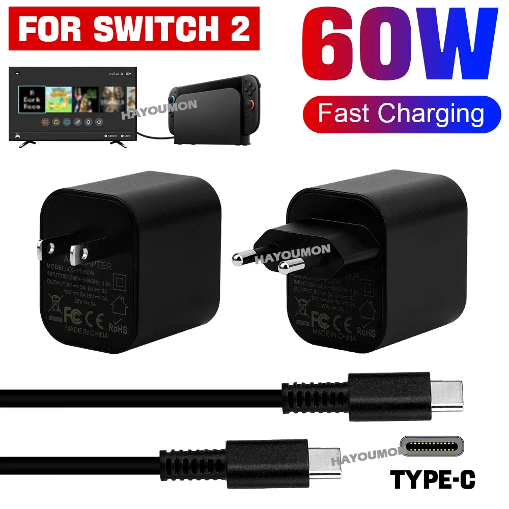 AC Adapter For Switch 2 Fast C - Gaming Accessories Wall Mount review and price