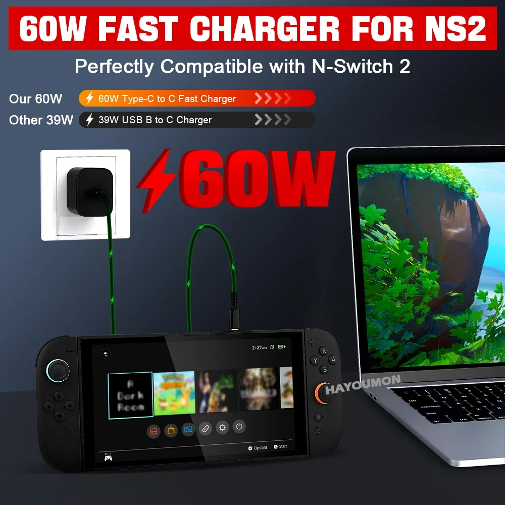 AC Adapter For Switch 2 Fast C - Gaming Accessories Wall Mount review and price