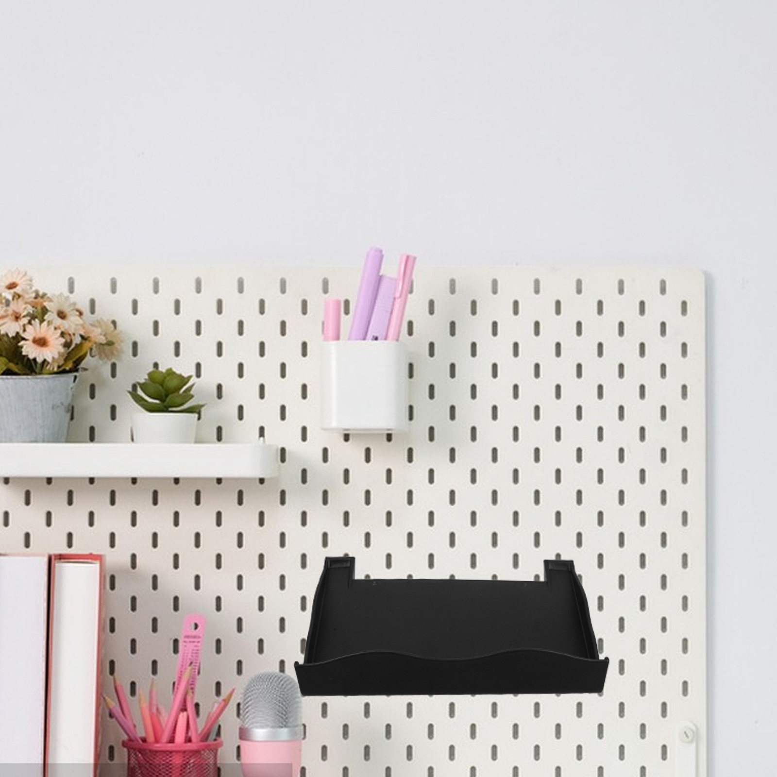 Pegboard Tray Shelf No-Drill W - Gaming Accessories Wall Mount review and price