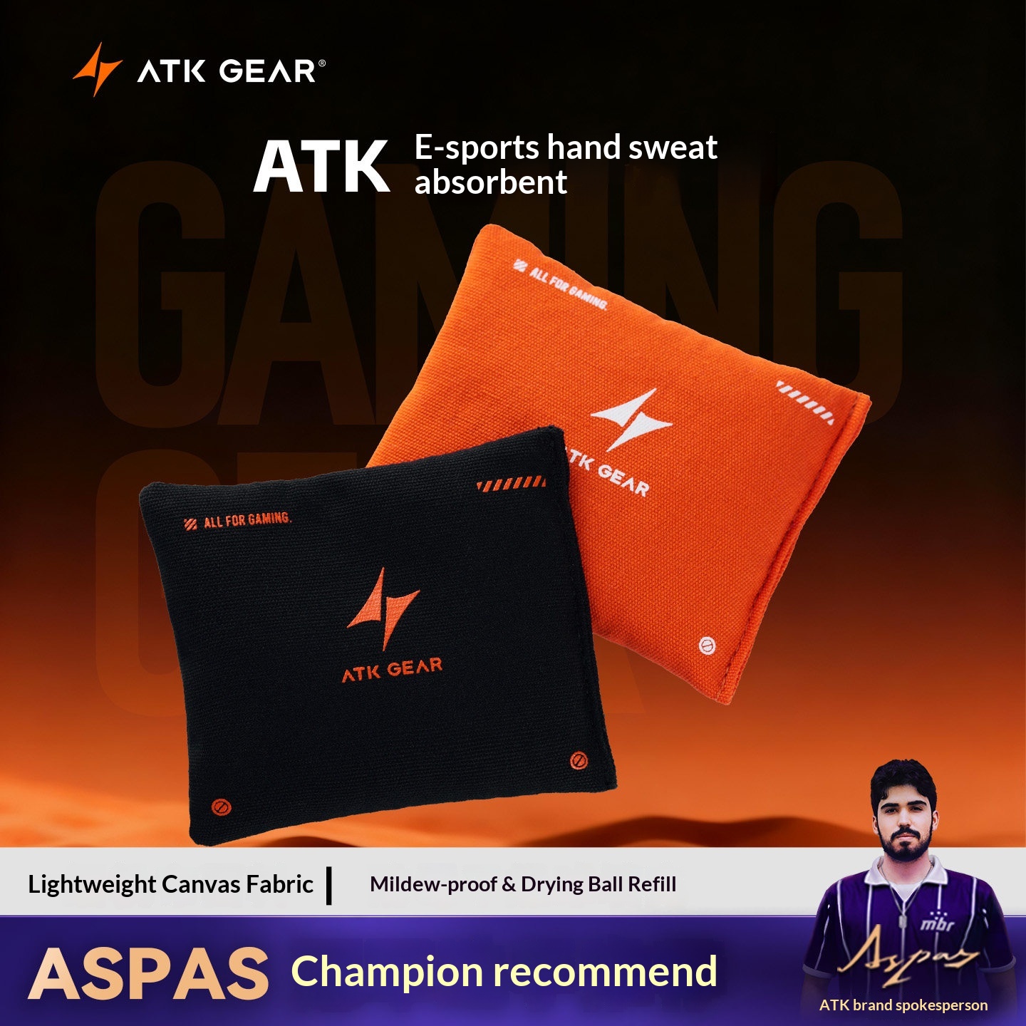 ATK Esports Palm Sweat Packs S - Gaming Accessories Pack review and price
