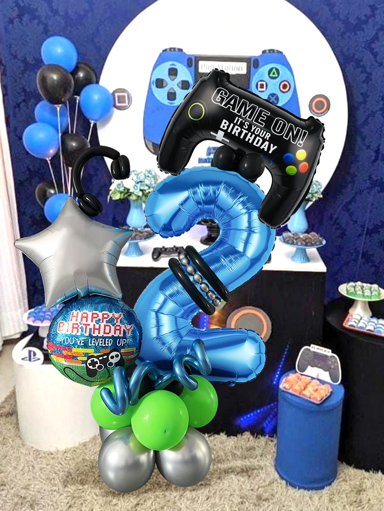 32PCS Game Theme Birthday Numb - Gaming Accessories For Room review and price