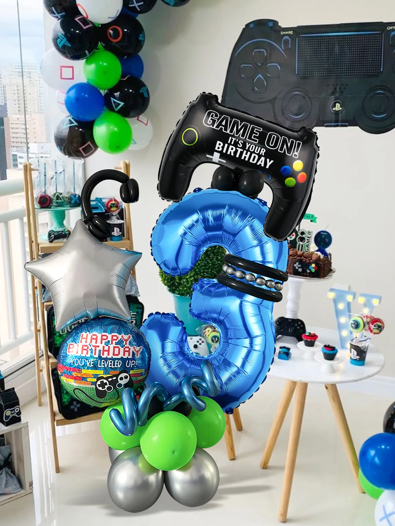 32PCS Game Theme Birthday Numb - Gaming Accessories For Room review and price